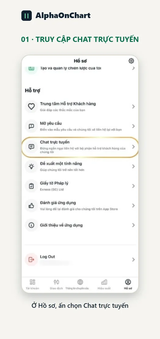 Part 1: sign in and open the live support chat