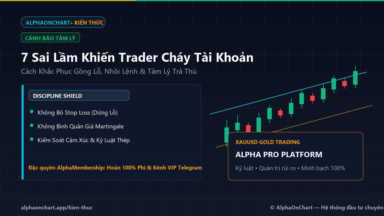 7 Sai Lầm Khiến Người Mới Cháy Tài Khoản Vàng Và Cách Phòng Tránh - AlphaOnChart