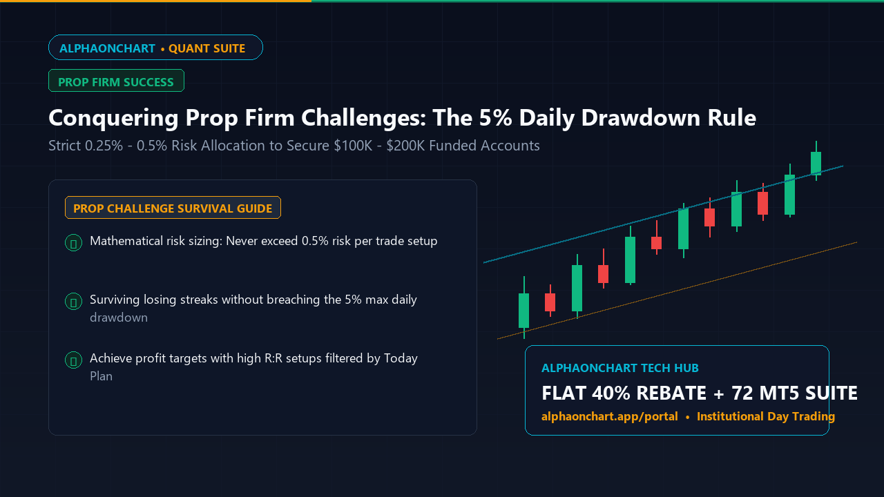Prop Firm Challenge Playbook: Mastering the 5% Daily Drawdown Limit - AlphaOnChart