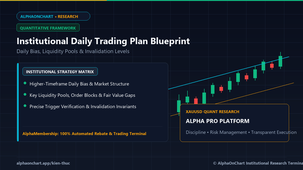 Cấu Trúc Một Bản Kế Hoạch Giao Dịch Vàng Chuẩn Mực: Daily Bias, Key Levels & Trigger - AlphaOnChart