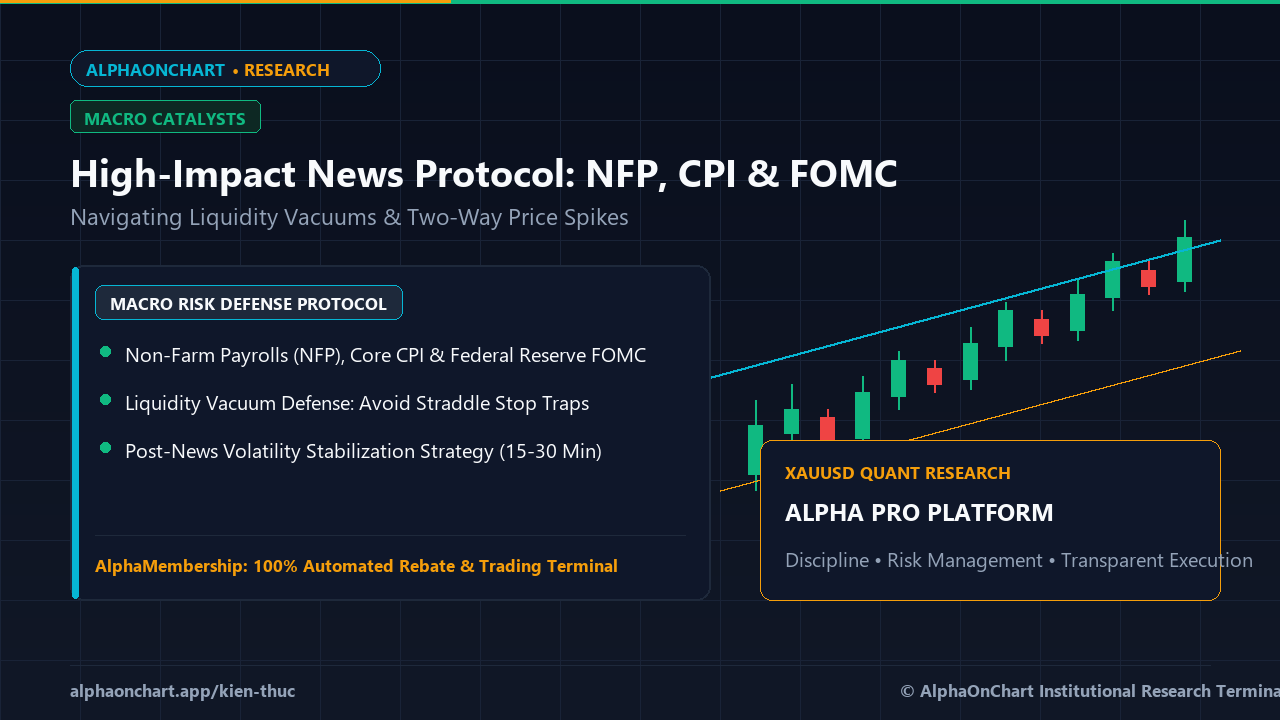Tác Động Của Dữ Liệu Vĩ Mô Lên Giá Vàng: Chiến Lược Ứng Phó Với Non-Farm, CPI & FOMC - AlphaOnChart