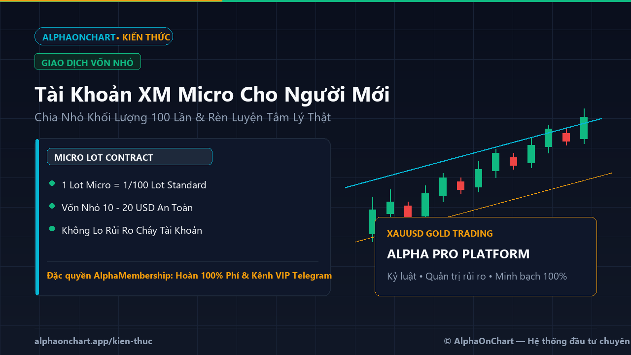 Tài Khoản XM Micro Là Gì? Có Hợp Cho Người Mới Giao Dịch Vàng? - AlphaOnChart